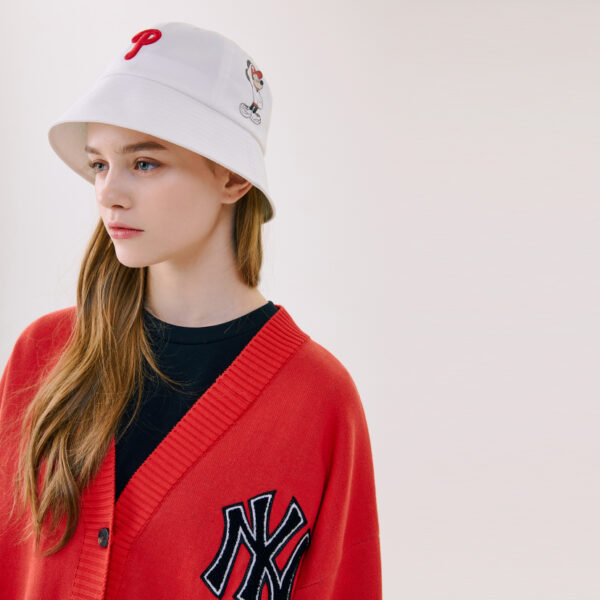 Mũ MLB X Disney Dome Hat Philadelphia Phillies White 32CPHK011-10W - Ảnh 3