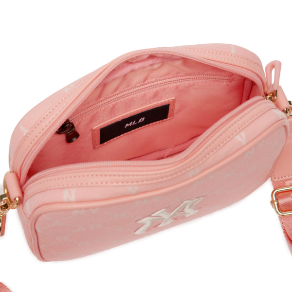 Túi MLB Diamond Monogram Camera Bag NY Yankees 3AHSM011N-50BK - Ảnh 3
