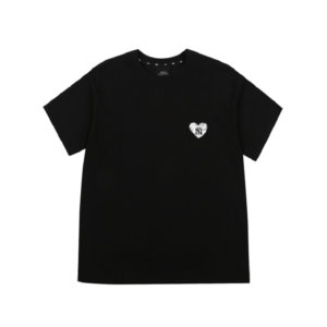 Áo MLB Tee Heart Over Fit Black 31TSH1131-50L
