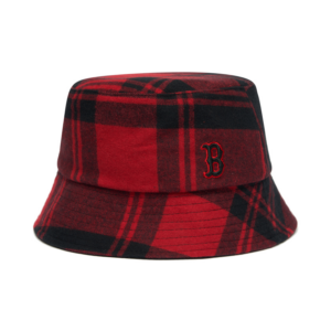 Mũ MLB Check Wool Bucket Hat Boston Red Sox 3AHTCW116-43RDS