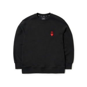 Áo MLB Heart Back Big Logo Sweater 3AMTH0314-50BKS