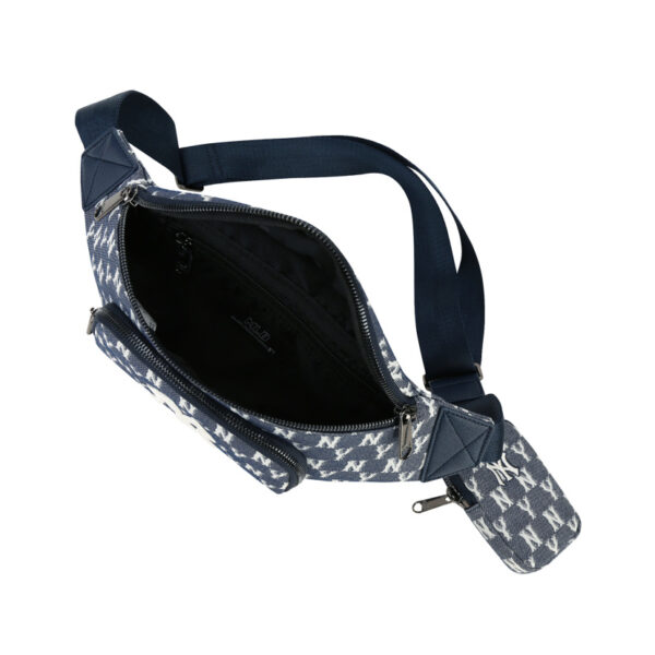 Túi MLB Jacquard Monogram Hip Sack New York Yankees 32BGCA011-50N - Ảnh 4