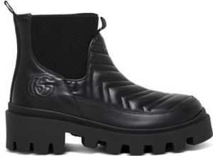 Giày Gucci Women's Matelassé Chelsea Boot 643958-DH7D0-1000