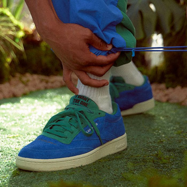 Giày Reebok Pleasures x Club C 'Vital Blue' DV9908 - Ảnh 2