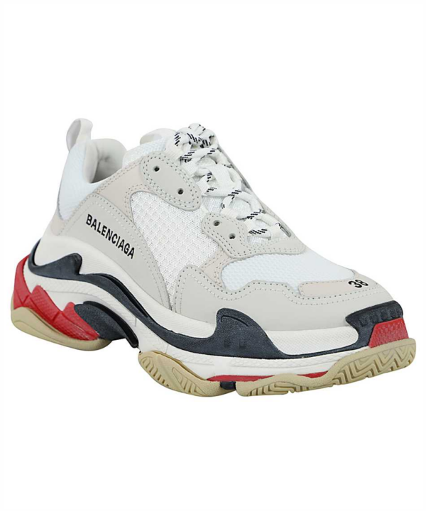 Giày Balenciaga Triple S White Black Red 2019 524037 W09E1 9000 - Ảnh 2