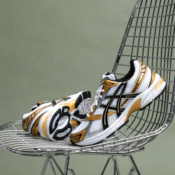 Giày Asics Gel-1130 'White Pure Gold' 1201A256-103 - Ảnh 3