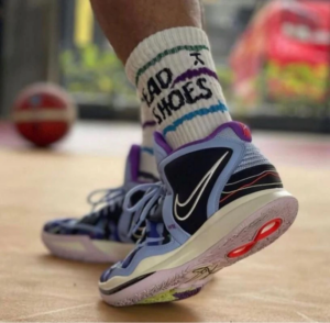 Alternative view of Giày Nike Kyrie 8 Infinity EP 'Aluminum' DC9134-400