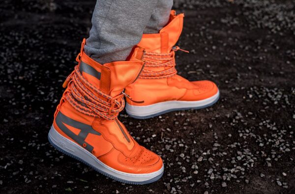 Giày Nike SF Air Force 1 High "Total Orange" AA1128-800 - Ảnh 2