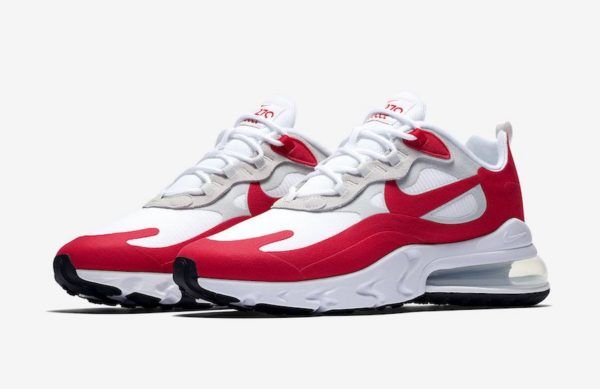 Giày Nike Air Max 270 React Air Max 1 'University Red' CW2625-100 - Ảnh 4