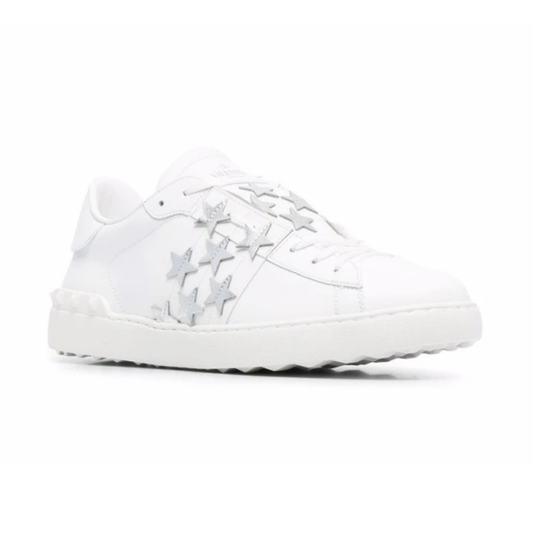 Giày Valentino Star Open Sneaker White WY2S0830GLW-857 - Ảnh 4