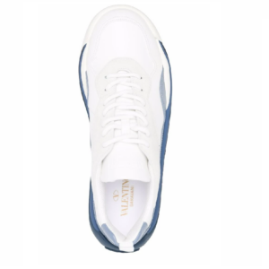 Alternative view of Giày Valentino Gumboy Calfskin Sneakers Blue WY2S0B17MQBN74
