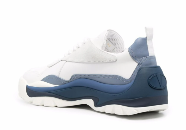 Giày Valentino Gumboy Calfskin Sneakers Blue WY2S0B17MQBN74 - Ảnh 3