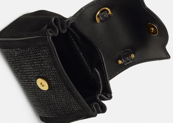 Túi Versace La Medusa Studded Micro Black 1002529-1A01840-1B00V - Ảnh 4