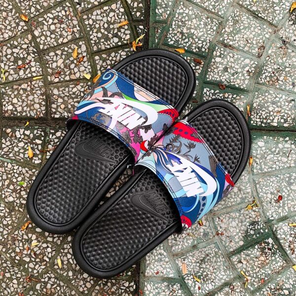 Dép Nike Wmns Benassi JDI 'Patterned Print' 618919-039 - Ảnh 4
