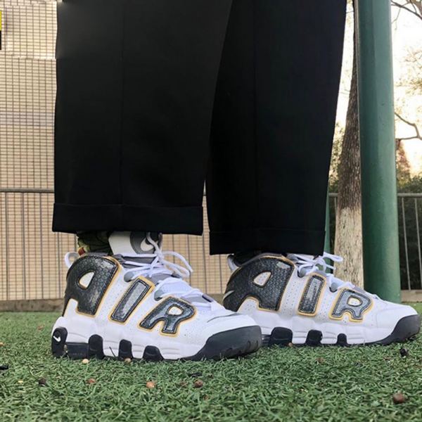 Giày Nike Air More Uptempo GS 'Snakeskin' CQ4583-100 - Ảnh 2