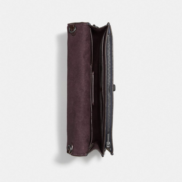 Túi Coach Hutton Clutch with Color Block Quilting 856 V5EFH - Ảnh 5