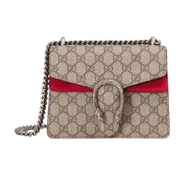 Túi Gucci GG Supreme Dionysus Mini Bag With Red Detail 421970 KHNRN 8698