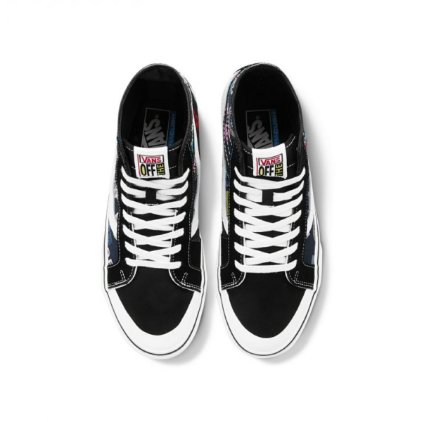 Giày Vans Sk8-High 138 Decon Sf 'Black White Multi-Color' VN0A3MV1W95 - Ảnh 4