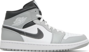 Giay Nike Air Jordan 1 Mid 'Light Smoke Grey' 554724-078