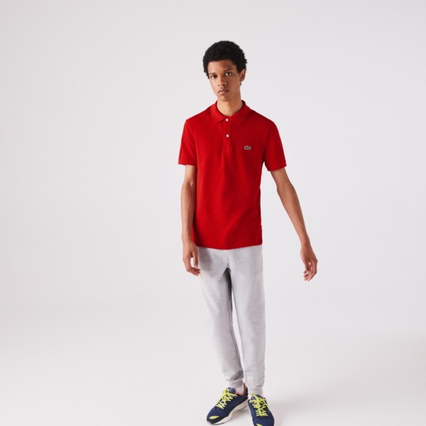 Áo Lacoste Men's Slim Fit Polo İn Petit Piqué PH4012-240 - Ảnh 4