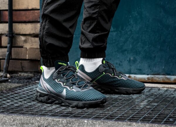 Giày Nike React Element 55 'Grid Armory Navy'' CD1503-400 - Ảnh 5