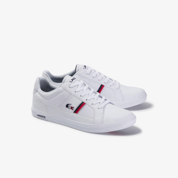 Giày Lacoste Men's Europa Leather 'Tricolour' 7-39SMA0031407 - Ảnh 4