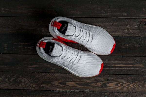 Giày Adidas NMD R2 Runner Primeknit 'White Red' BA7253 - Ảnh 6