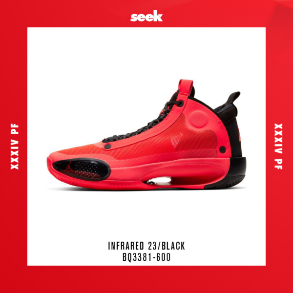 Giày Nike Air Jordan 34 PF 'Infrared 23' BQ3381-600 - Ảnh 3