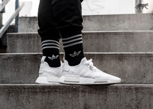 Giày Adidas NMD_R1 'Triple White' BA7245 - Ảnh 2