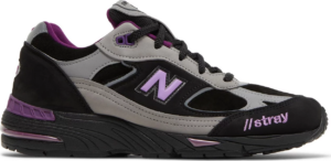 Giay New Balance Stray Rats x 991 'Black Purple' W991SRP