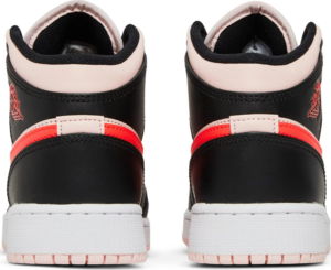 Giay Nike Air Jordan 1 Mid GS 'Black Pink Crimson' 554725-604