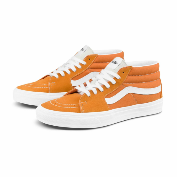 Giày Vans Sk8 Mid 'Orange' VN0A3WM360C - Ảnh 3