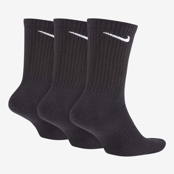 Tất Nike Everyday Cushioned Training Crew Socks Black SX7664-010 - Ảnh 2