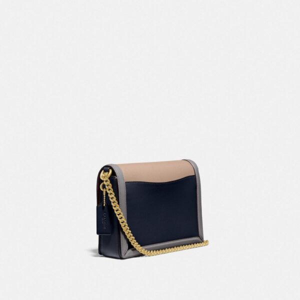 Túi Coach Hutton Shoulder Bag In Color Block 89070 B4SBG - Ảnh 2
