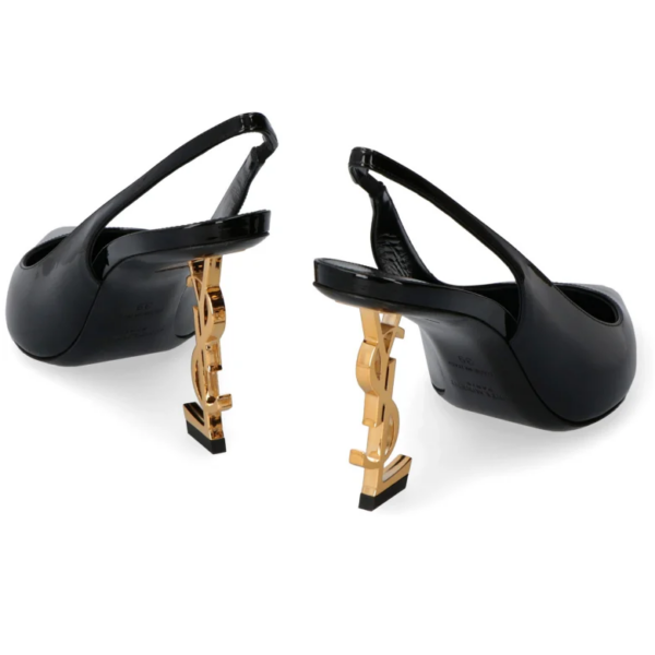 Giày Saint Laurent Opyum Slingback Pumps 6301080NPKK1000 - Ảnh 4