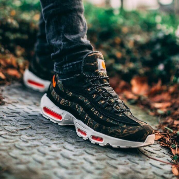 Giày Nike Carhartt WIP x Air Max 95 'Camo' AV3866-001 - Ảnh 2