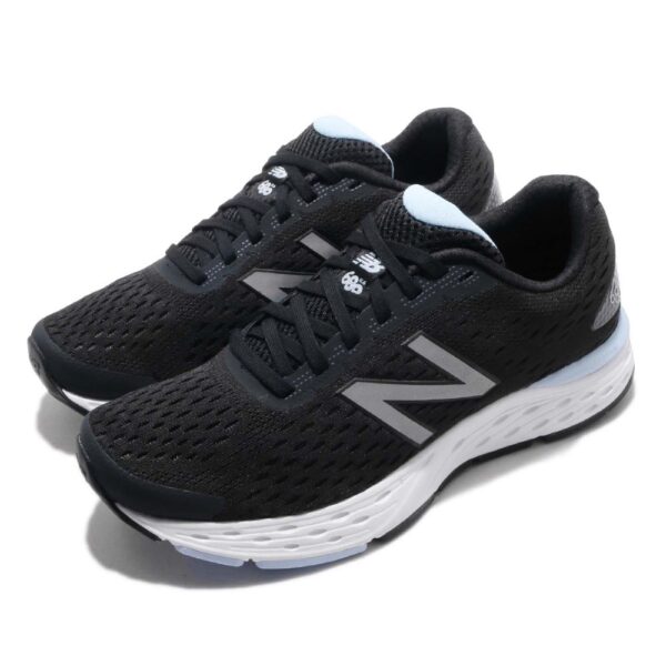 Giày New Balance Wmns 680 'Black Silver' W680LK6D - Ảnh 3