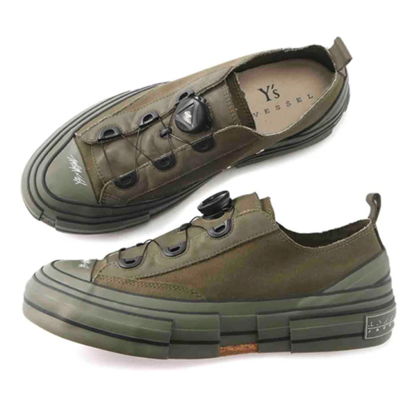 Giày XVESSEL  G.O.P. LOWS for Y'S Olive - Ảnh 3