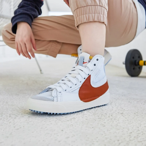 Giày Nike Blazer Mid 77 'Jumbo Red Orange' DH7690-100 - Ảnh 7