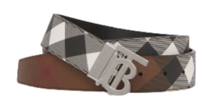 Thắt Lưng Burberry Reversible Monogram Motif Dark Birch Brown