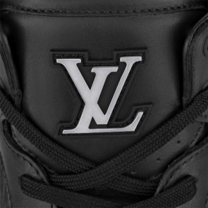Alternative view of Giày Louis Vuitton MONOGRAM Rivoli Sneaker Boot 'Triple Black' 1A8V7U