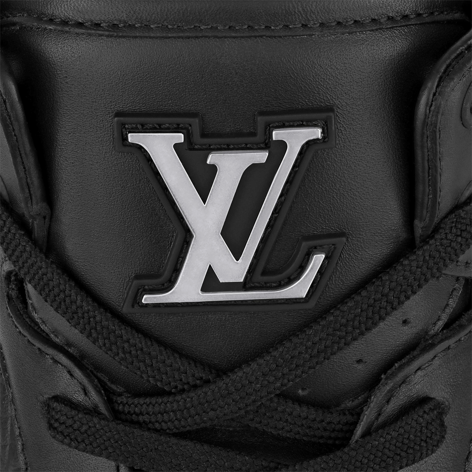 Giày Louis Vuitton MONOGRAM Rivoli Sneaker Boot 'Triple Black' 1A8V7U - Ảnh 2