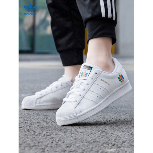 Giày Adidas Wmns Superstar 'White Real Magenta'  FW3694 - Ảnh 5