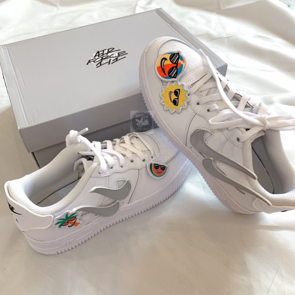 Giày Nike Air Force 1 GS 'White' DB2812-100 - Ảnh 4