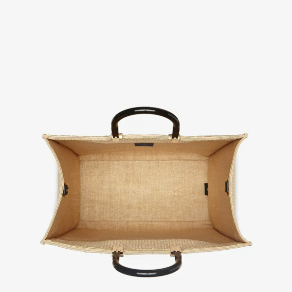 Túi Fendi Sunshine Large Woven Straw Shopper 8BH372-AAYV-F1E1I - Ảnh 4