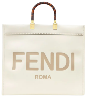 Túi Fendi Sunshine Shopper Bag Leather 'White' 8BH372ABVLF0K7E
