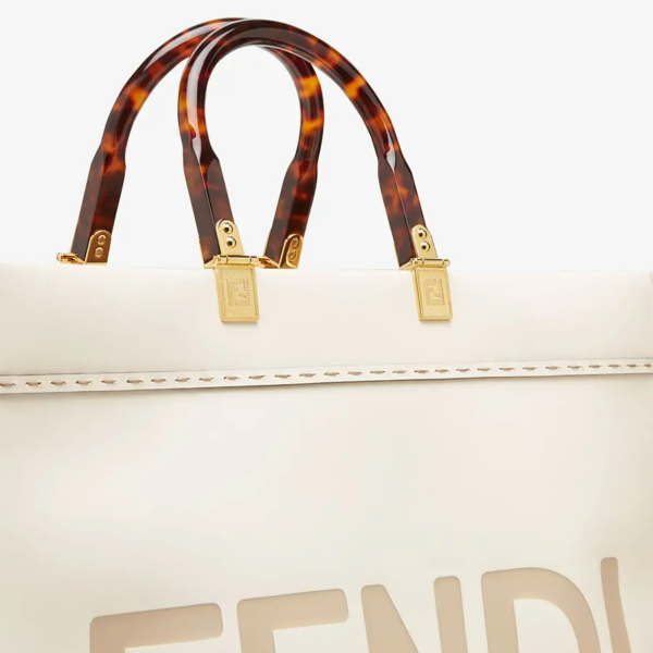 Túi Fendi Sunshine Shopper Bag Leather 'White' 8BH372ABVLF0K7E - Ảnh 3