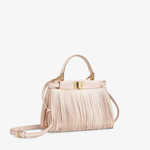 Alternative view of Túi Fendi Leather Bag With Fringes 'Pink' 8BN244-ADZ9-F1D3P