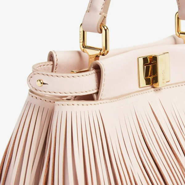 Túi Fendi Leather Bag With Fringes 'Pink' 8BN244-ADZ9-F1D3P - Ảnh 5