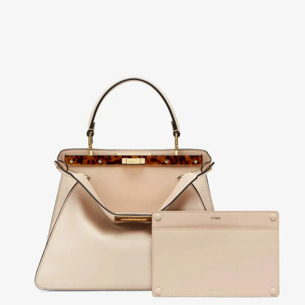 Túi Fendi Peekaboo Issue Medium Leather Bag 'Pink' 8BN321-AF2J-F1BA9 - Ảnh 4